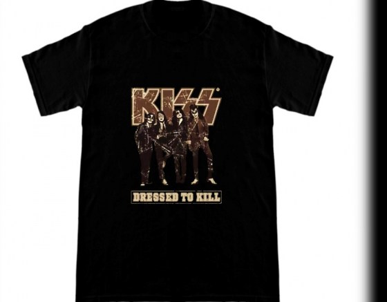 Camiseta de Mujer Kiss Dressed To Kill